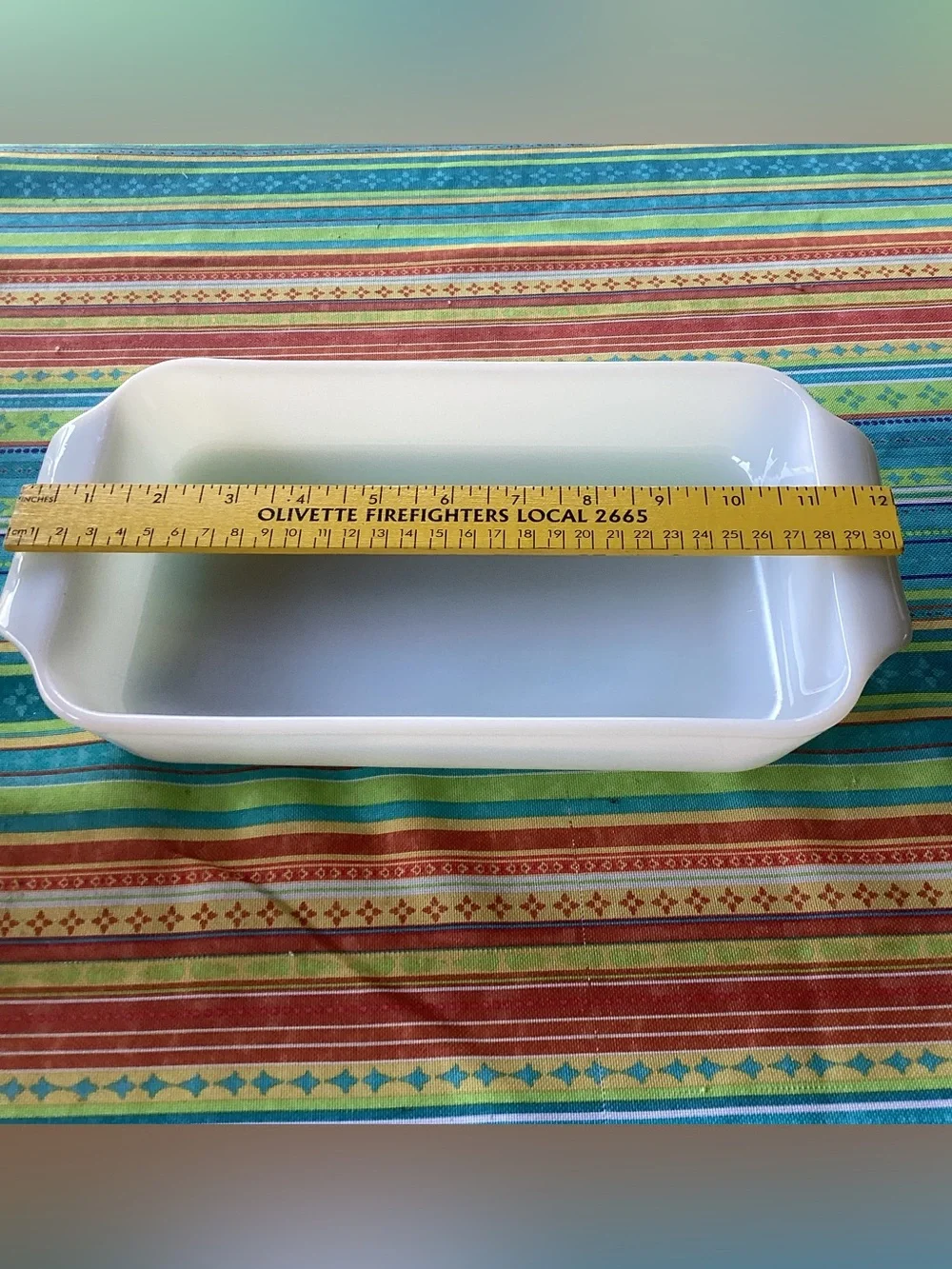 Fire King by Anchor Hocking Vintage Baking Dish in Anchor White